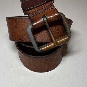 Unbranded Brown Leather Belt Size 30